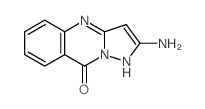Pyrazolo[5,1-b]quinazolin-9(1H)-one, 2-amino- Structure