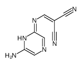 2-[[(6-aminopyrazin-2-yl)amino]methylidene]propanedinitrile结构式