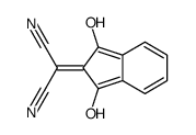 2-(1,3-dihydroxyinden-2-ylidene)propanedinitrile Structure