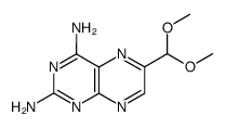 2,4-diamino-6-formylpteridine dimethyl acetal Structure