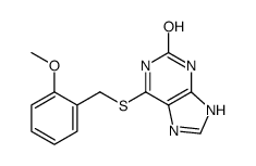 6-[(2-methoxyphenyl)methylsulfanyl]-3,7-dihydropurin-2-one Structure