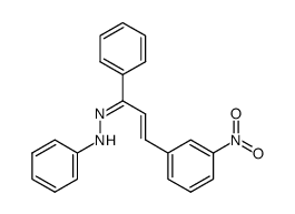 1-(3-(3-nitrophenyl)-1-phenylallylidene)-2-phenylhydrazine Structure