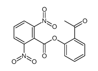 (2-acetylphenyl) 2,6-dinitrobenzoate结构式