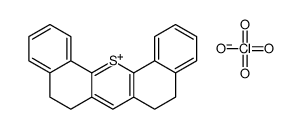 5,6,8,9-Tetrahydrodibenzo(c,h)thioxanthylium perchlorate Structure