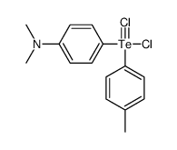 Dichloro[4-(dimethylamino)phenyl](p-tolyl)tellurium(IV) Structure