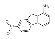 FLUOREN-1-AMINE, 7-NITRO-结构式