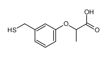 2-[3-(mercaptomethyl)phenoxy]propionic acid结构式