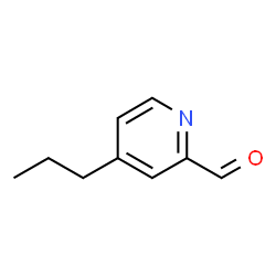 2-Pyridinecarboxaldehyde, 4-propyl- (9CI) structure