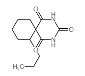 11-propyl-2,4-diazaspiro[5.5]undecane-1,3,5-trione结构式