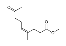 (Z)-4-Methyl-8-oxo-4-nonenoic acid methyl ester结构式
