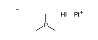 carbanide,iodoplatinum,trimethylphosphanium Structure