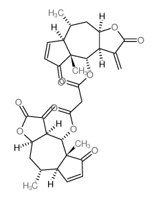 Bis(helenalinyl) malonate Structure