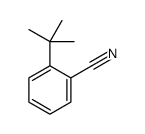 2-(1,1-Dimethylethyl)benzonitrile Structure