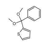 phenyl 2-thienyl ketone dimethyl acetal Structure