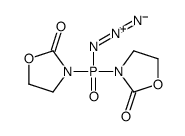 3-[azido-(2-oxo-1,3-oxazolidin-3-yl)phosphoryl]-1,3-oxazolidin-2-one结构式
