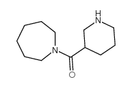 1-氮杂环庚烷(3-哌啶基)甲酮结构式