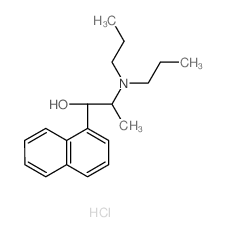 1-Naphthalenemethanol, .alpha.-[1- (dipropylamino)ethyl]-, hydrochloride picture