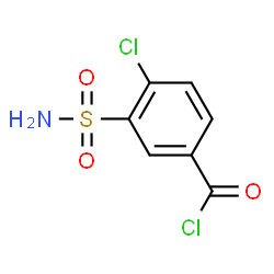 4-Chloro-3-sulfamoylbenzoyl chloride structure