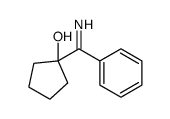 1-(benzenecarboximidoyl)cyclopentan-1-ol结构式