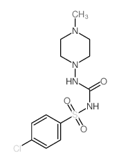 1-(4-chlorophenyl)sulfonyl-3-(4-methylpiperazin-1-yl)urea structure