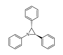 CIS-1,2,3-TRIPHENYLAZIRIDINE structure