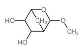 2-methoxy-6-methyl-oxane-3,4,5-triol Structure