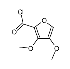 2-Furancarbonyl chloride, 3,4-dimethoxy- (9CI)结构式