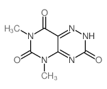 8,10-dimethyl-2,4,5,8,10-pentazabicyclo[4.4.0]deca-1,5-diene-3,7,9-trione Structure