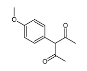 3-(4-methoxyphenyl)pentane-2,4-dione结构式