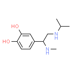 1,2-Benzenediol, 4-[1-(methylamino)-2-[(1-methylethyl)amino]ethyl]- (9CI) Structure