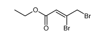 Ethyl 3,4-dibromo-2-butenoate Structure