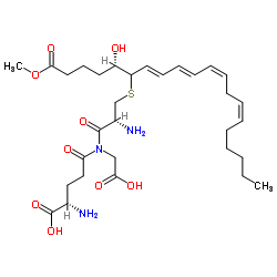 Leukotriene C4 methyl ester structure