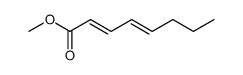 methyl trans,trans-2,4-octadienoate Structure