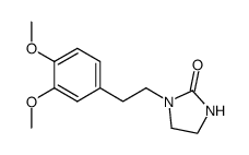 1-[2-(3,4-dimethoxyphenyl)ethyl]imidazolidin-2-one Structure