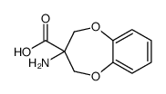 2H-1,5-Benzodioxepin-3-carboxylicacid,3-amino-3,4-dihydro-(9CI) Structure