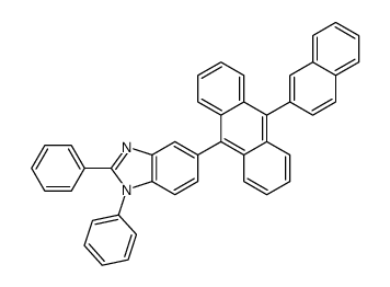 5-(10-naphthalen-2-ylanthracen-9-yl)-1,2-diphenylbenzimidazole结构式