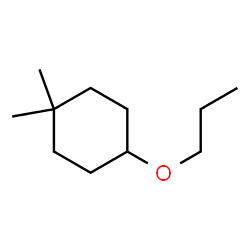 Cyclohexane, 1,1-dimethyl-4-propoxy- (9CI)结构式