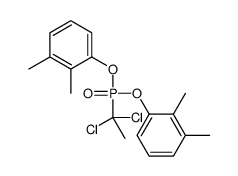 1-[1,1-dichloroethyl-(2,3-dimethylphenoxy)phosphoryl]oxy-2,3-dimethylbenzene结构式