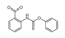 o-phenyl (2-nitrophenyl)carbamothioate结构式