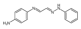 2-(4-aminophenylimino)acetaldehyde phenylhydrazone Structure