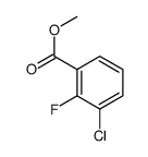 Methyl 3-chloro-2-fluorobenzoate Structure