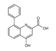 4-hydroxy-8-phenyl-quinoline-2-carboxylic acid结构式