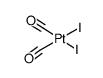 cis-Pt(CO)2I2 Structure