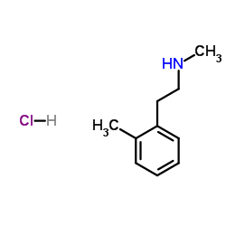 N-Methyl-2-(2-methylphenyl)ethanamine hydrochloride (1:1)结构式