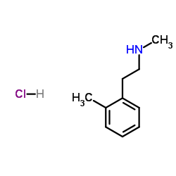 N-Methyl-2-(2-methylphenyl)ethanamine hydrochloride (1:1) Structure