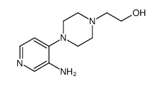 2-[4-(3-aminopyridin-4-yl)piperazin-1-yl]ethanol Structure