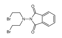 2-[bis(2-bromoethyl)amino]isoindole-1,3-dione Structure