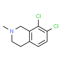 Isoquinoline, 7,8-dichloro-1,2,3,4-tetrahydro-2-methyl- (9CI) Structure