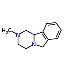 Pyrazino[2,1-a]isoindole, 1,2,3,4,6,10b-hexahydro-2-methyl- (9CI) structure