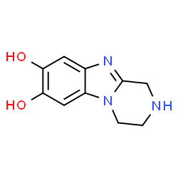 Pyrazino[1,2-a]benzimidazole-7,8-diol, 1,2,3,4-tetrahydro- (9CI) Structure